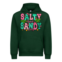 Forest Green salty hair sandy toes Urban Hoodie - Jasminsmagicworld