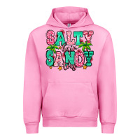Fuchsia Pink salty hair sandy toes Urban Hoodie - Jasminsmagicworld
