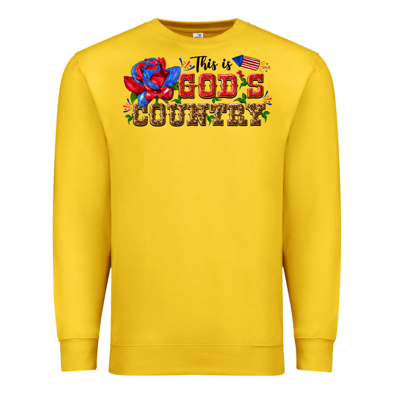 This Is God S Country Premium Sweatshirt by texasbilliewilder | Teevron