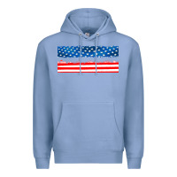Colony Blue usa ice cream and popsicles Premium Hoodie - AdoDesignShop