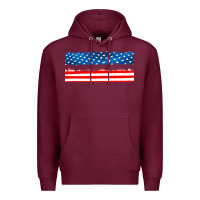 Burgundy usa ice cream and popsicles Premium Hoodie - AdoDesignShop