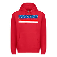 Red usa ice cream and popsicles Premium Hoodie - AdoDesignShop