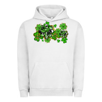 Pigment Lunar Rock cowhide and leopard shamrocks Urban Hoodie - AdoDesignShop
