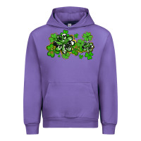 Tulip cowhide and leopard shamrocks Urban Hoodie - AdoDesignShop