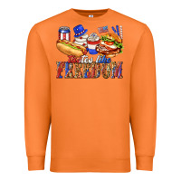 Carrot tastes like freedom with leopard Premium Sweatshirt - texasbilliewilder