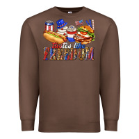 Chestnut tastes like freedom with leopard Premium Sweatshirt - texasbilliewilder