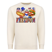 Sandshell tastes like freedom with leopard Premium Sweatshirt - texasbilliewilder