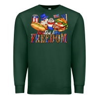 Sports Green tastes like freedom with leopard Premium Sweatshirt - texasbilliewilder