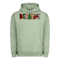Pigment Oil Green believe Urban Hoodie - JahusDesignShop