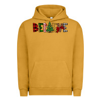 Pigment Peanut Butter believe Urban Hoodie - JahusDesignShop