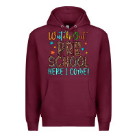 Burgundy watch out preschool here i come! Premium Hoodie - JahusDesignShop
