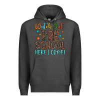 Charcoal Heather watch out preschool here i come! Premium Hoodie - JahusDesignShop