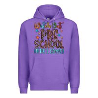 Purple watch out preschool here i come! Premium Hoodie - JahusDesignShop