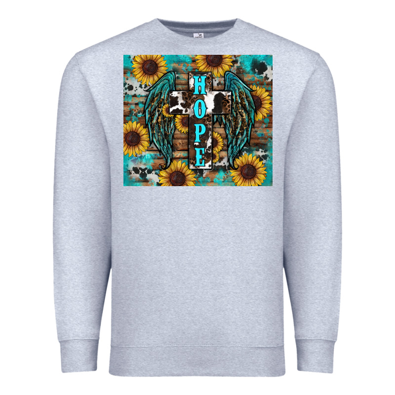 Western Hope Sunflower's Premium Sweatshirt by RanaPortraitStore | Teevron