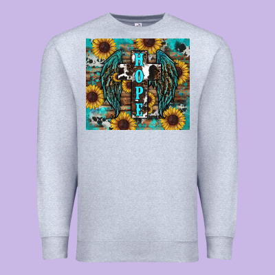 Premium Sweatshirt western hope sunflower's
