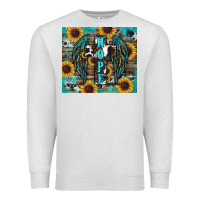 Oatmeal Heather western hope sunflower's Premium Sweatshirt - RanaPortraitStore