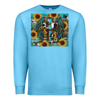 Ocean Blue western hope sunflower's Premium Sweatshirt - RanaPortraitStore