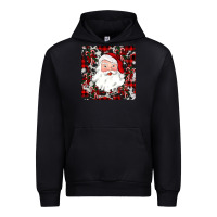 Black santa christmas coaster Urban Hoodie - JahusDesignShop