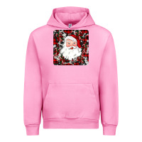 Fuchsia Pink santa christmas coaster Urban Hoodie - JahusDesignShop