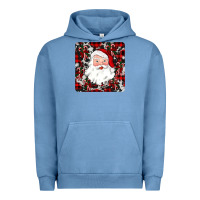 Pigment Pebble Blue santa christmas coaster Urban Hoodie - JahusDesignShop