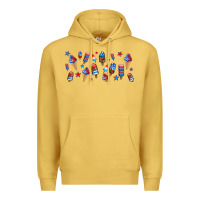 Antique Gold usa ice cream and popsicles Premium Hoodie - AdoDesignShop