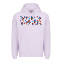 Lilac usa ice cream and popsicles Premium Hoodie - AdoDesignShop
