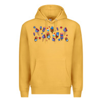 Mustard usa ice cream and popsicles Premium Hoodie - AdoDesignShop
