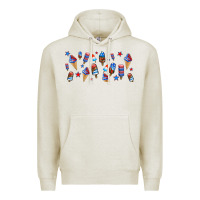 Oatmeal Heather usa ice cream and popsicles Premium Hoodie - AdoDesignShop