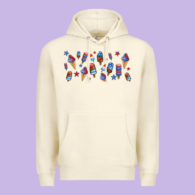Usa Ice Cream And Popsicles Premium Hoodie Designed By Adodesignshop