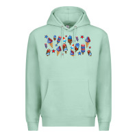 Seafoam usa ice cream and popsicles Premium Hoodie - AdoDesignShop