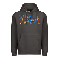Smoke usa ice cream and popsicles Premium Hoodie - AdoDesignShop