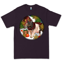 Plum hampshire sow pig christmas Premium Tee - LillyAllenDesigns