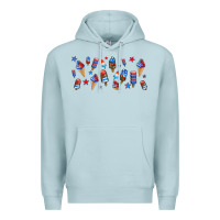 Blue Mist usa ice cream and popsicles Premium Hoodie - AdoDesignShop