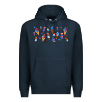 Navy usa ice cream and popsicles Premium Hoodie - AdoDesignShop
