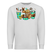 Dove Grey french bulldog coffee cups Premium Sweatshirt - Zillion Design Studio