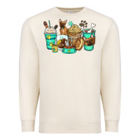 Sandshell french bulldog coffee cups Premium Sweatshirt - Zillion Design Studio