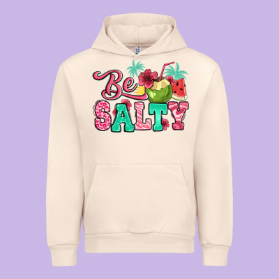 Be Salty Summer Urban Hoodie Designed By Jasminsmagicworld