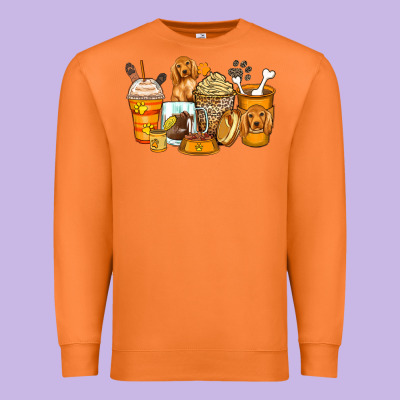 Premium Sweatshirt cocker spaniel coffee cups