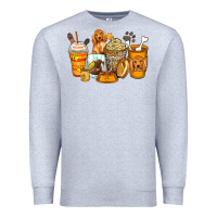 Heather Grey cocker spaniel coffee cups Premium Sweatshirt - Zillion Design Studio
