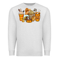 Oatmeal Heather cocker spaniel coffee cups Premium Sweatshirt - Zillion Design Studio