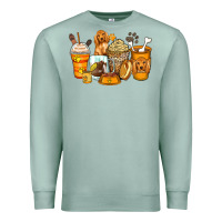 Seafoam cocker spaniel coffee cups Premium Sweatshirt - Zillion Design Studio