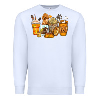 White cocker spaniel coffee cups Premium Sweatshirt - Zillion Design Studio