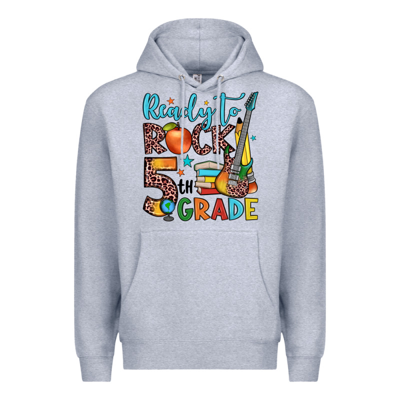 Ready To Rock 5th Grade Premium Hoodie by JahusDesignShop | Teevron