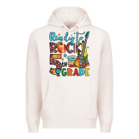 Pale Pink ready to rock 5th grade Premium Hoodie - JahusDesignShop