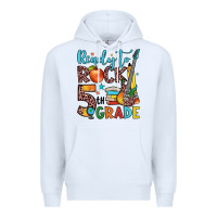 White ready to rock 5th grade Premium Hoodie - JahusDesignShop