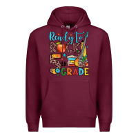 Burgundy ready to rock 5th grade Premium Hoodie - JahusDesignShop