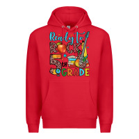 Red ready to rock 5th grade Premium Hoodie - JahusDesignShop