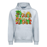Heather Grey tequila lime and sunshine summer Urban Hoodie - Jasminsmagicworld