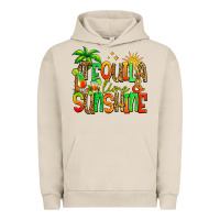 Pigment French Oak tequila lime and sunshine summer Urban Hoodie - Jasminsmagicworld