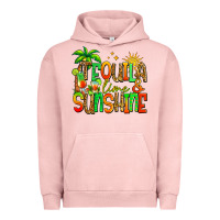 Pigment Salmon tequila lime and sunshine summer Urban Hoodie - Jasminsmagicworld